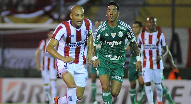 Gols, River Plate-URU 2 x 2 Palmeiras - Libertadores 16/02/2016