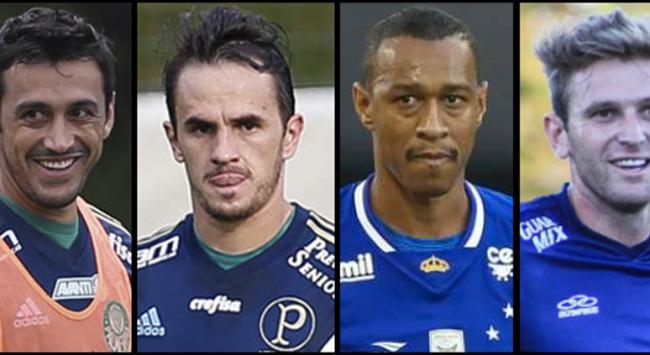 Palmeiras e Cruzeiro anunciam troca de jogadores por empréstimos
