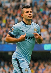 Sergio Aguero - Manchester City x Tottenham (Foto: Paul Ellis/ AFP)