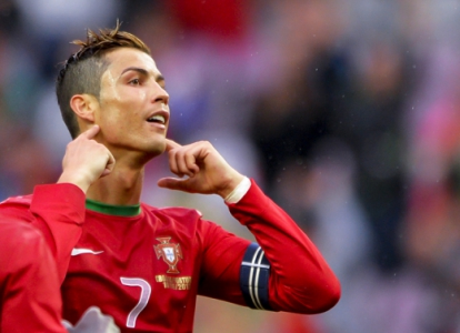 Croácia x Portugal - Cristiano Ronaldo (Foto: Fabrice Coffrine/ AFP)