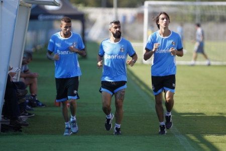Luan, Douglas e Geromel - Grêmio