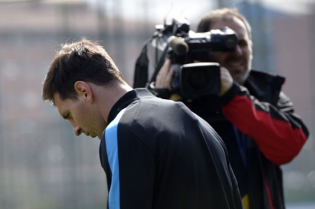 Messi - Treino do Barcelona