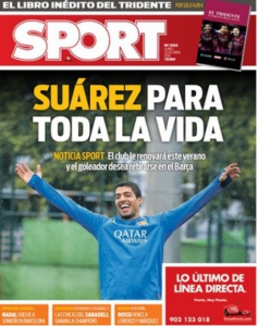 Capa do jornal "Sport"
