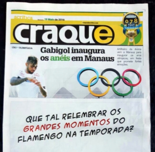 A Crítica - Eliminação do Flamengo