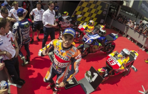 Marc Marquez assumiu a liderança