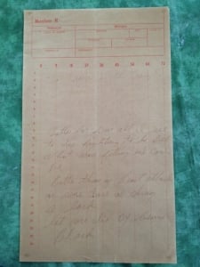 O poema escrito por Muhammad Ali (Foto: Arquivo Pessoal)