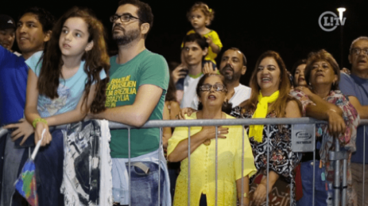 Público se emocionou com a cerimônia no Boulevard Olímpico