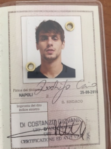 Passaporte de Rodrigo Caio