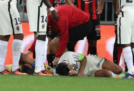 Falcao GarcÃa machucado - Nice x Monaco