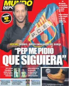 Capa Mundo Deportivo - R10