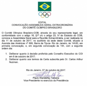COMUNICADO DO COB