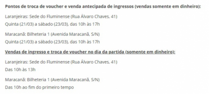 5c9cd19b2a88d Reclamação lá, confusão cá: entenda a rixa da venda de ingresso do Fla-Flu