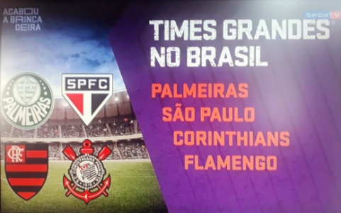 5ca4d4c012de8 Jornalista diz que só existem 'quatro ou cinco clubes grandes' no Brasil