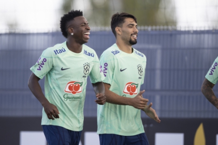 De Gávea a Qatar: Hijos de Flamengo, Vini Jr y Lucas Paquetá reeditan dupla exitosa en la Selección Vini Jr y Lucas Paquetá - Selección Brasileña - Brasil