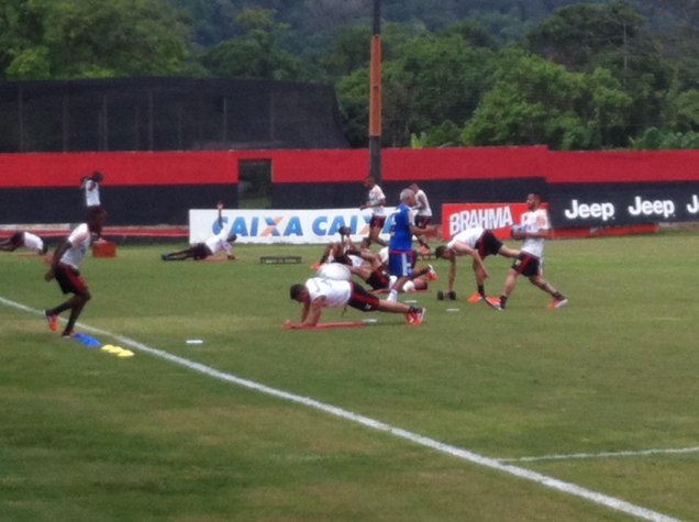 treino físico do flamengo