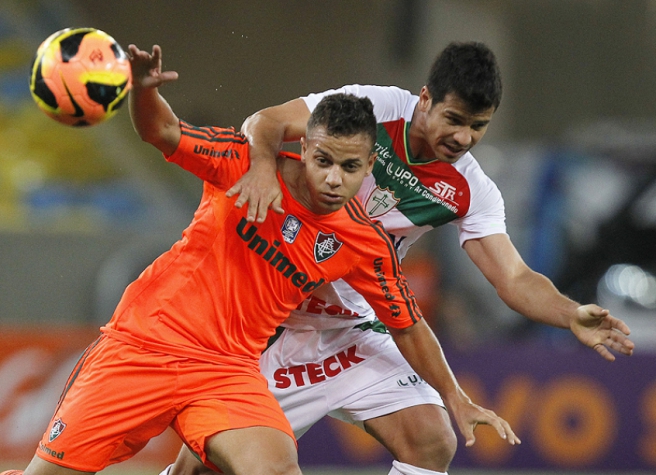 Fluminense x Portuguesa - Rafinha e Rogerio (Foto: Wagner Meier/ LANCE!Press)