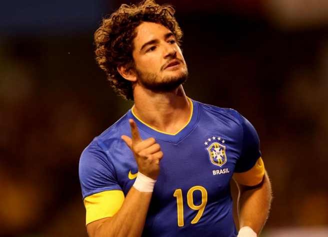 Gol do Alexandre Pato - Suécia x Brasil (Foto: Mowa Press)