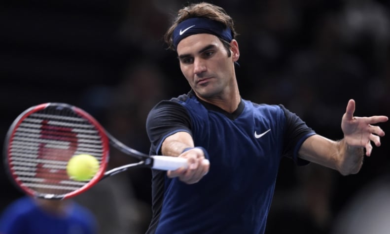 Federer e Nadal de Paris (Foto: MIGUEL MEDINA/AFP)
