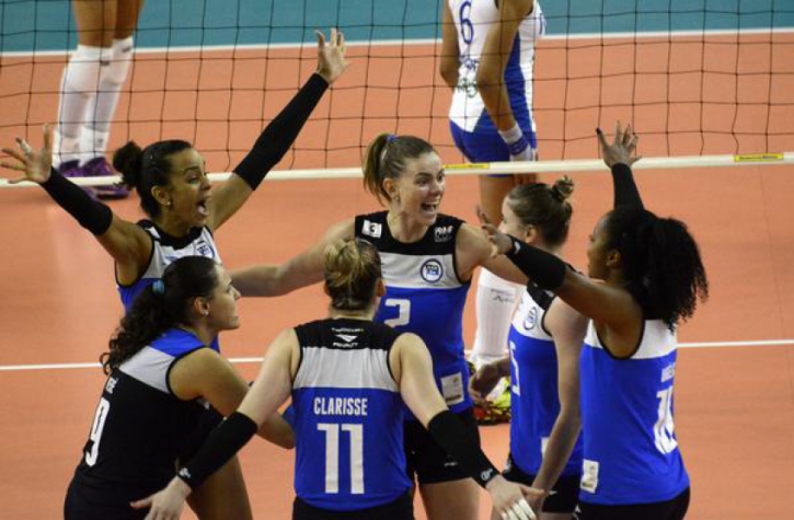 Pinheiros jogará em casa contra o Praia Clube, pela Superliga de vôlei (Divulgação:Alexandre Arruda/CBV)