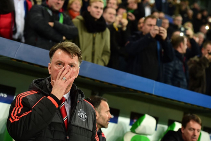 Van Gaal - Wolfsburg x Manchester United (Foto: John Macdougall / AFP)
