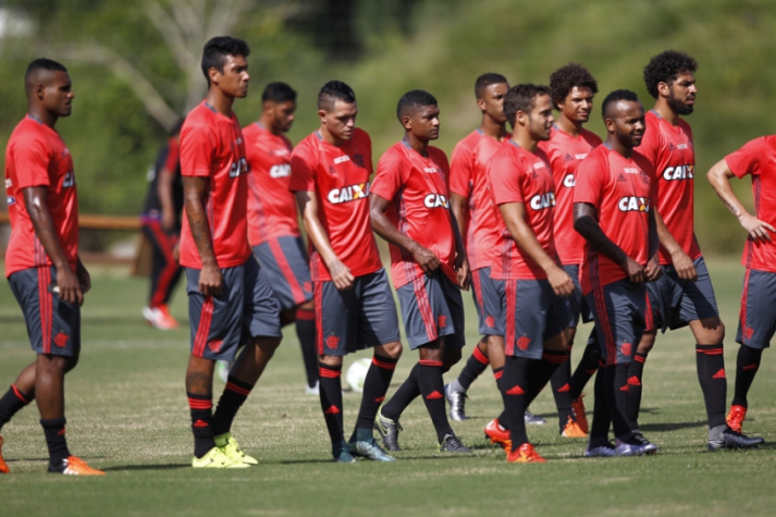 Flamengo em Mangaratiba (Foto: Gilvan de Souza / Flamengo)