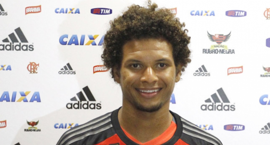 Willian Arão, apresentação no Flamengo (Foto: Gilvan de Souza / Flamengo)