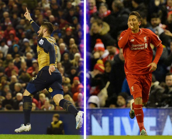 Giroud e Firmino