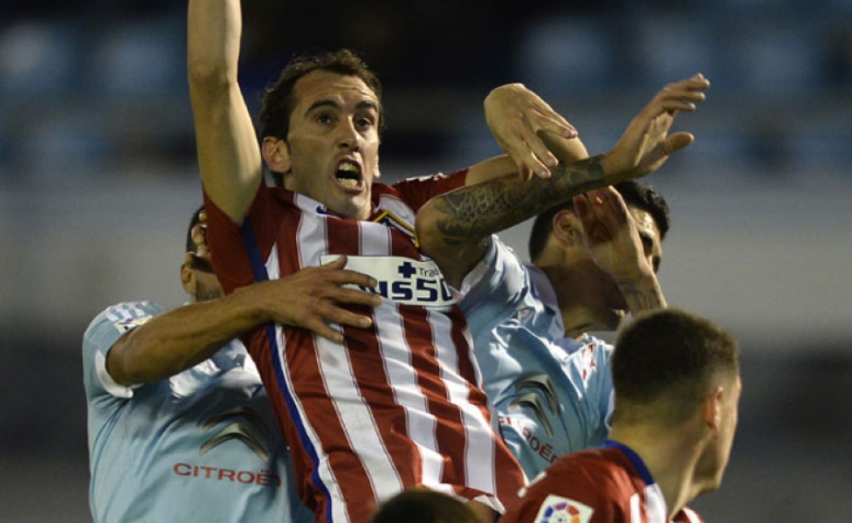 Diego GodÃn - Celta de Vigo x Atlético de Madrid (Foto: Miguel Riopa / AFP)