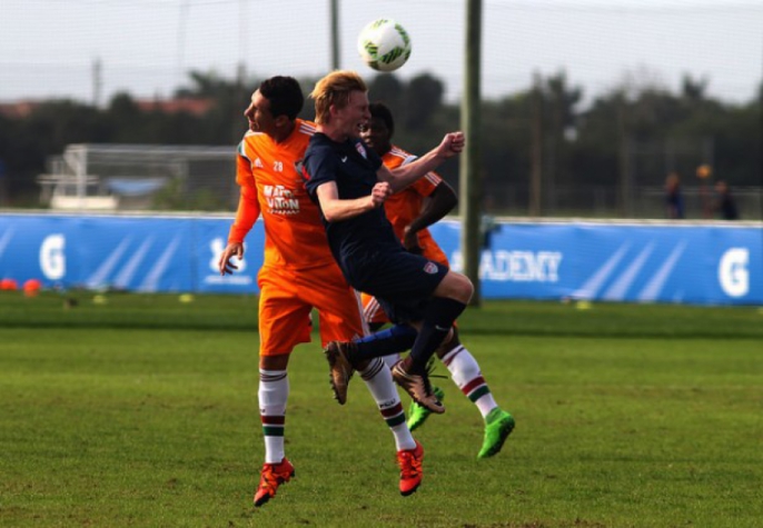 Higor Leite vem aproveitando a pré-temporada nos EUA (Foto: Divulgação)
