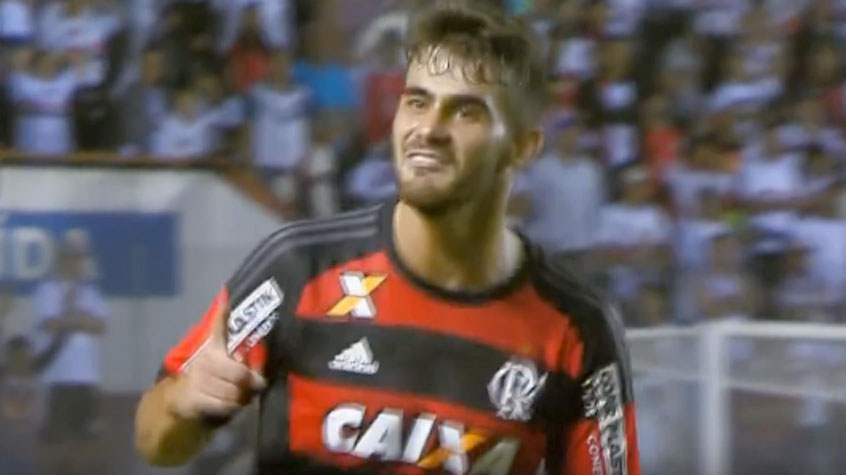 HOME - São Paulo x Flamengo - Copinha - Felipe Vizeu (Foto: Reprodução/Sportv)