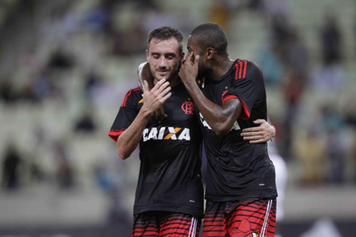 Marcelo Cirino e Mancuello (Foto: Gilvan de Souza / Flamengo)
