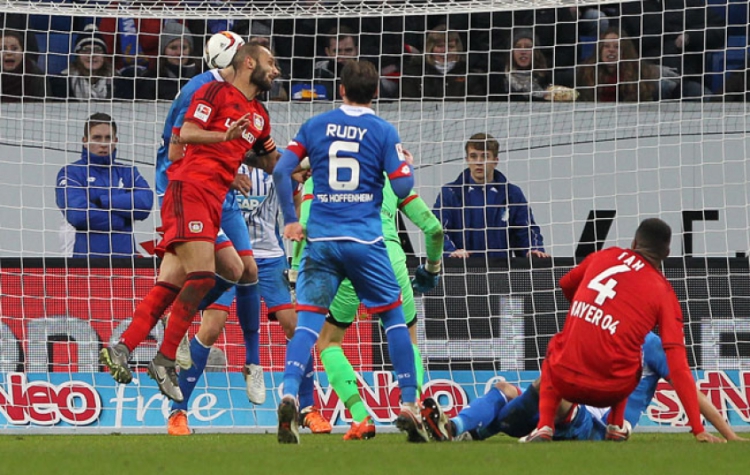 Hoffenheim x Bayer Leverkusen (Foto: Daniel Roland / AFP)