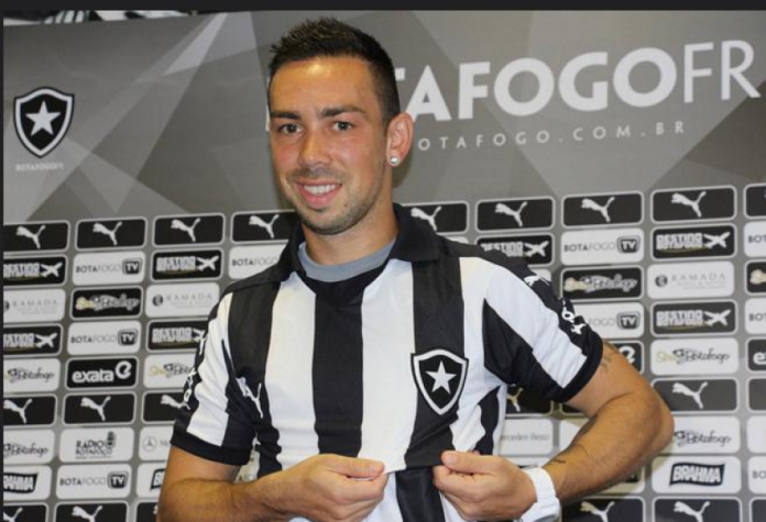 Damián Lizio é apresentado no Botafogo (Foto: Divulgação)
