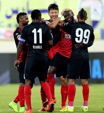 Al Ahli, do atacante Ciel, empata fora de casa e se aproxima do líder na Liga dos Emirados Árabes Unidos