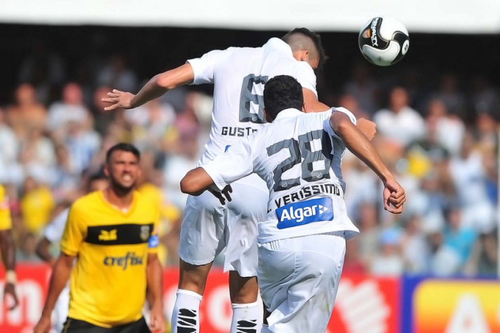 Gustavo Henrique e Lucas Veríssimo sofreram diante do São Bernardo