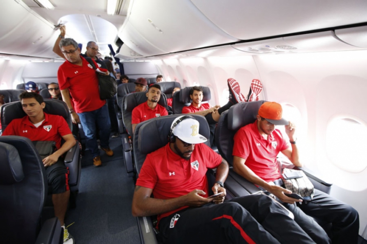 Libertadores Desembarque São Paulo - Peru (foto:Ari Ferreira/LANCE!Press)