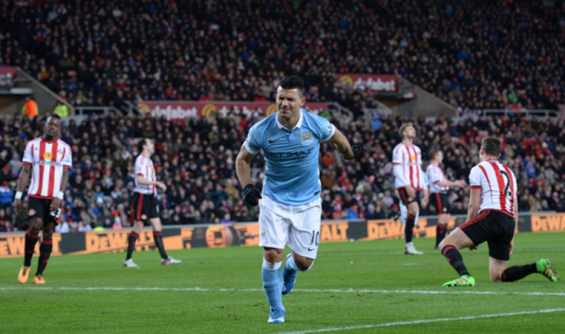 Agüero - Sunderland x Manchester City