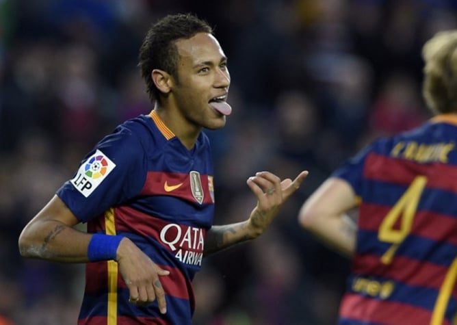 O jovem craque Neymar, Ãdolo do Santos, Barcelona e Seleção Brasileira, faz 24 anos