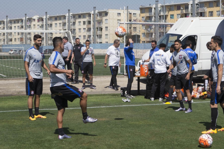 Treino do Corinthians no Chile