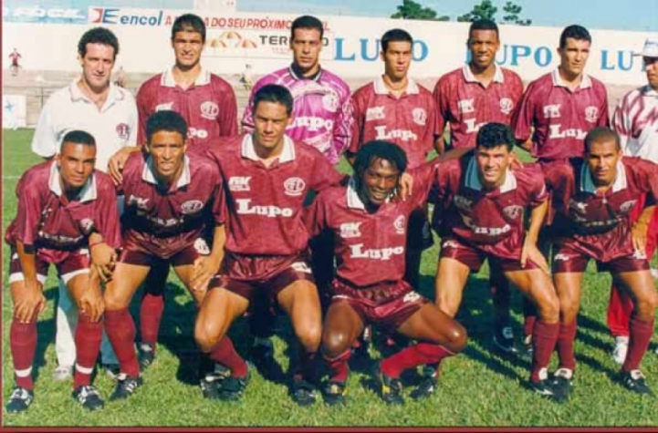 O time da Locomotiva rebaixado no Paulista de 1996 não contava com nenhum craques (Foto: Divulgação/Ferroviária)