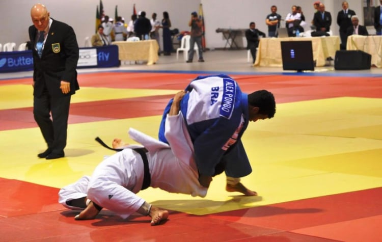 Alex Pombo conquistou o ouro no Pan de judô (Divulgação/CBJ)