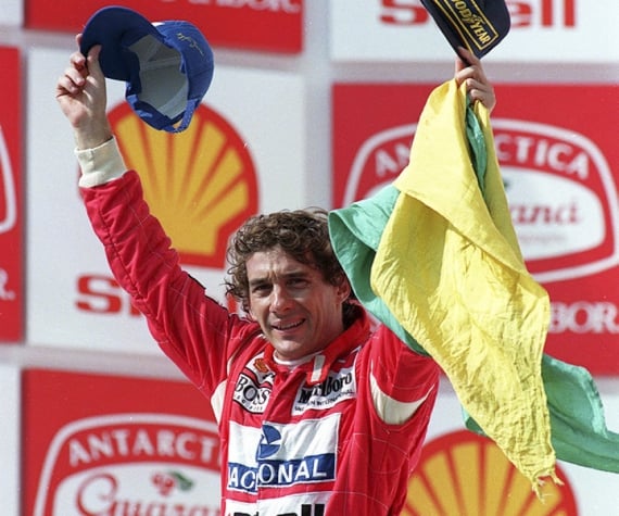 Ayrton Senna (Foto: Jorge Araujo/Folha Imagem)