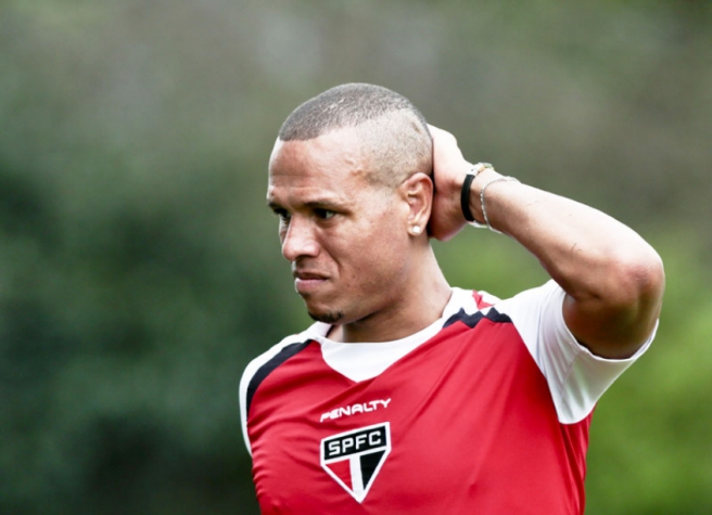 Luis Fabiano - Treino do São Paulo (Foto: Ale Cabral/ LANCE!Press)