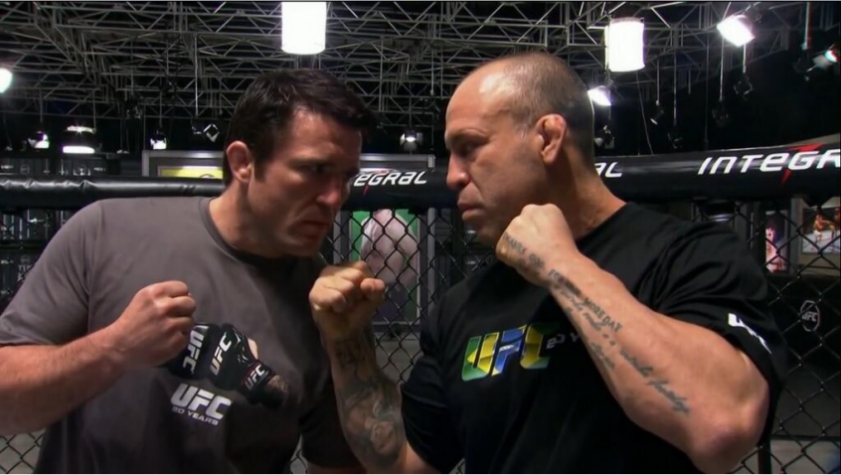 Wanderlei Silva, Chael Sonnen (FOTO: Reprodução)