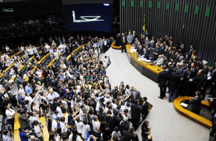 Homenagem ao Santos na Câmara dos Deputados (Foto: Reinaldo Ferrigno/Agencia Camara