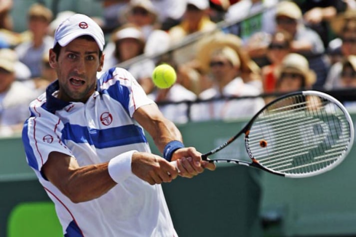 Novak Djokovic no Sony Ericsson Open (Foto: Andrew Innerarity/Reuters)