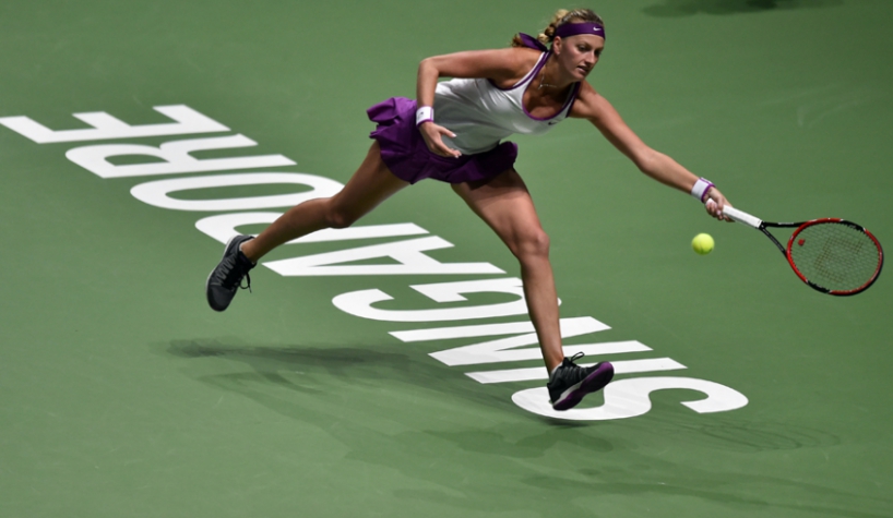WTA Finals da Kvitova (Foto: AFP / MOHD FYROL)