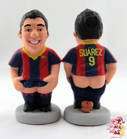 Caganer Luiz Suárez
