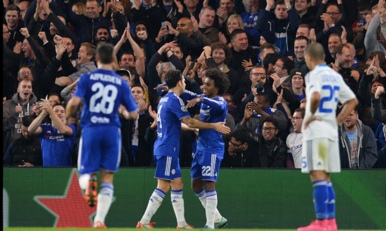 Chelsea x DÃnamo (Foto: JACK GUEZ/AFP)