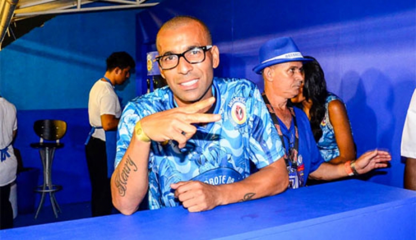 Emerson Sheik no camarote do Carnaval carioca (Foto: Divulgação)